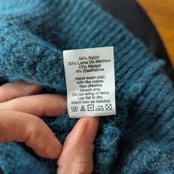 Cozy Teal Madewell Sweater - Picture 8 of 8